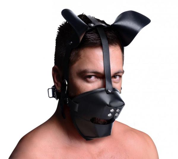 Puppy Play Hood and Breathable Ball Gag