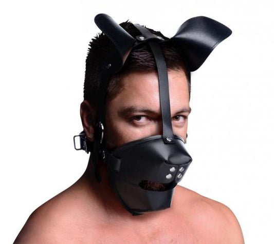 Puppy Play Hood and Breathable Ball Gag