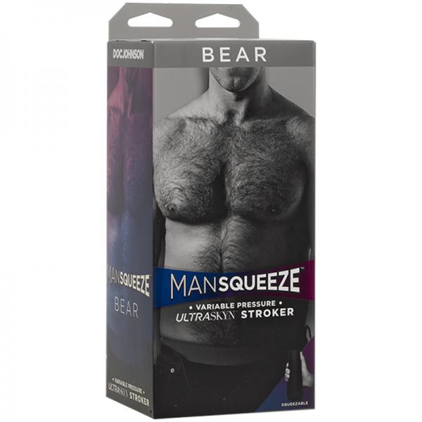 Man Squeeze Bear Ass Beige Stroker