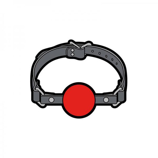 Ball Gag Enamel Pin