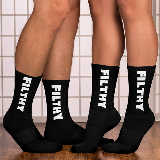 "Filthy" Socks W/B