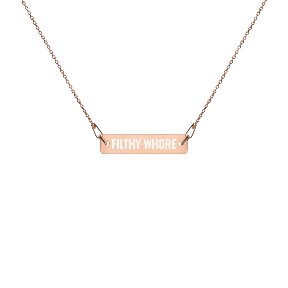 Filthy Whore Necklace