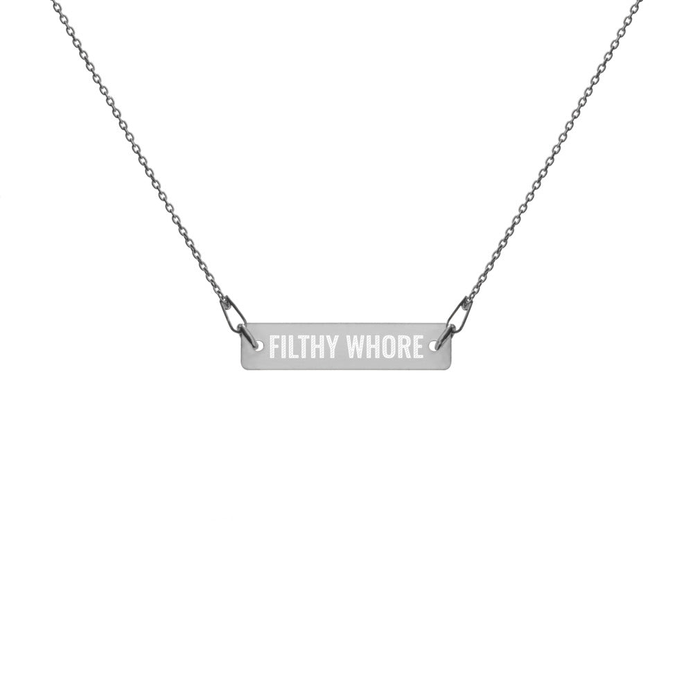 Filthy Whore Necklace