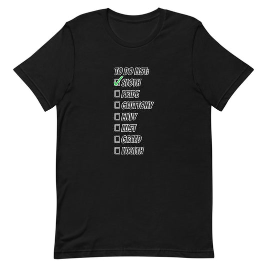 Seven Favorite Sins Unisex t-shirt