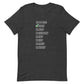 Seven Favorite Sins Unisex t-shirt