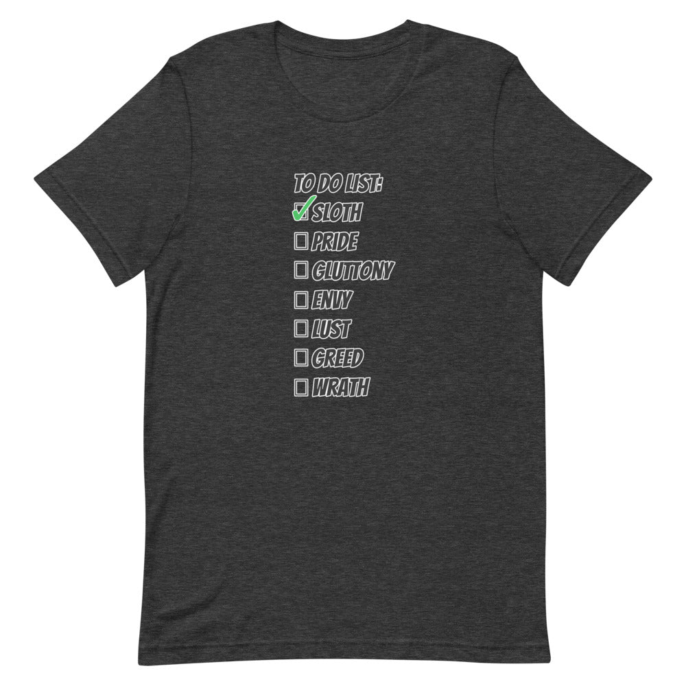 Seven Favorite Sins Unisex t-shirt