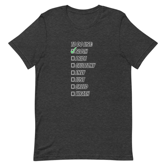 Seven Favorite Sins Unisex t-shirt