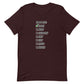 Seven Favorite Sins Unisex t-shirt