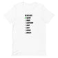 Seven Favorite Sins Unisex t-shirt